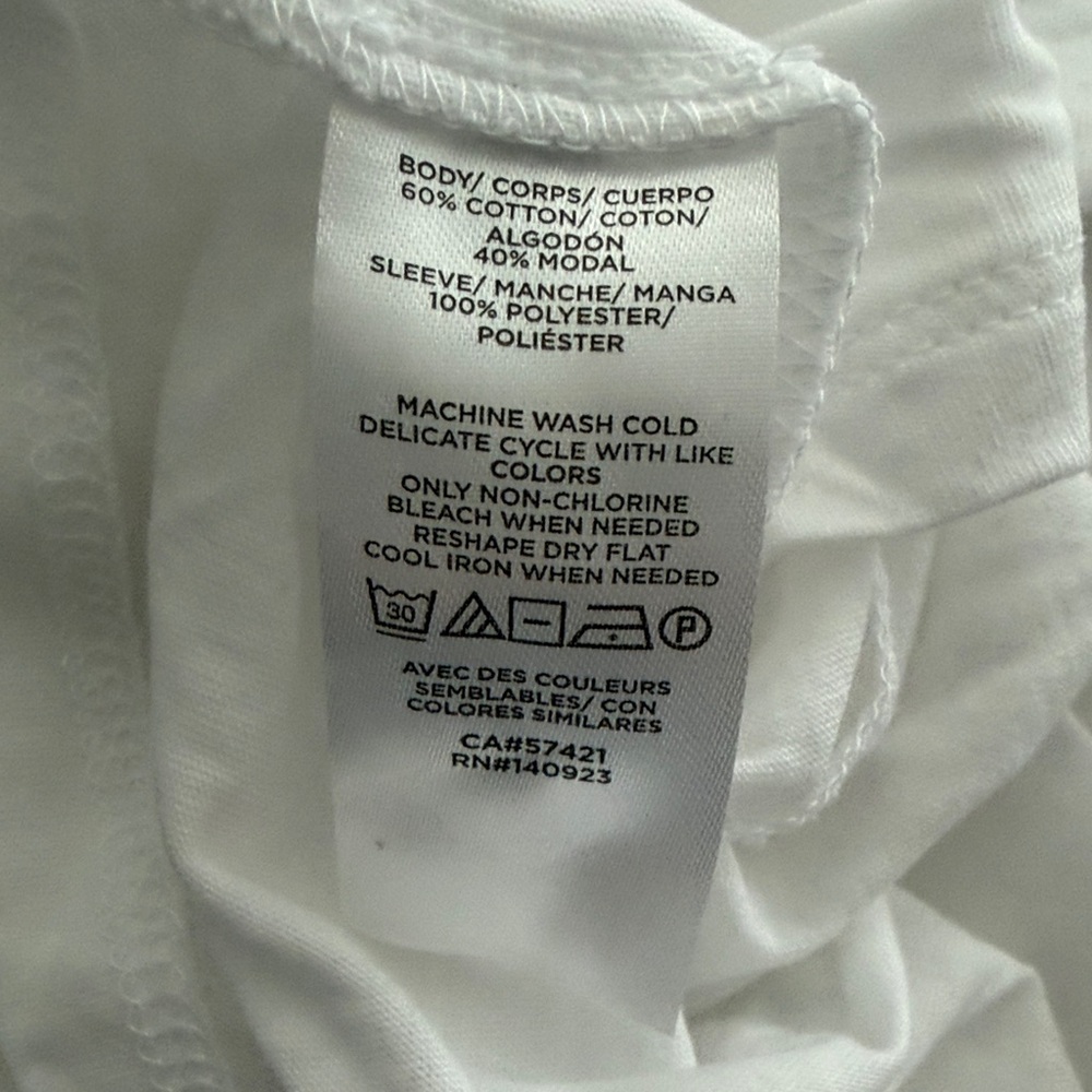 LOFT White Short Sleeve Top - Picture 3 of 3